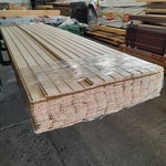 Ca. 216x Vuren saunaschrootjes, 1,6 x 9,5 x 420 cm