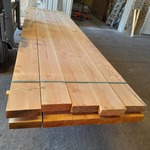 Ca. 10x Douglas balk, 7 x 22,5 x 410 cm