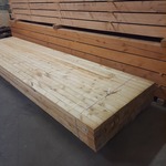 Ca. 90x Vuren balk geschaafd, 4,5 x 7 x 420 cm