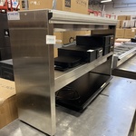 Warmhoudbrug met bonnenhouder 120x30x73 cm