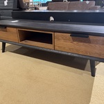 TV- meubel, zwart + bruin