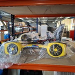 Elektrische kinderskelter Sanderz, Geel