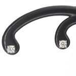 Gouden oorbellen met diamant