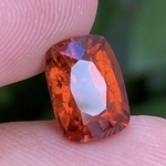 Natuurlijk Granaat | 3.88ct, Volcanic Fire Orange