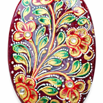 Groot decoratief | Geverfd mineraal | 1064ct, Robijnrood