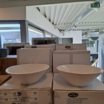 6x Waskom Best Design, Taps, glans wit