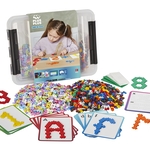 ABC & 123 ontdekkingskist  educatief Bouwspel 2000 stukjes