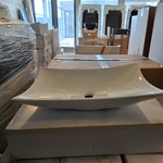 ca. 9x Waskom Best Design, Raaf, glans wit