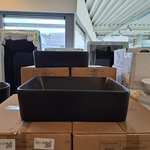 2x Waskom Best Design, Roveto, mat zwart