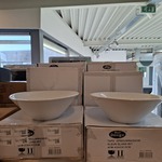 8x Waskom Best Design, Taps, glans wit