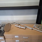 Regendoucheset opbouw, rvs geborsteld