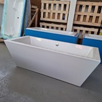 Vrijstaand ligbad glans wit