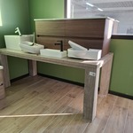 Eettafel grijs eiken