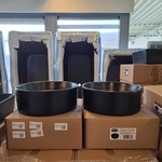 2x Waskom Best Design, Breela, mat zwart