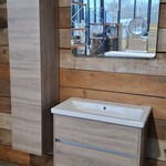 Badmeubel COMO, grijs eiken