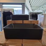 2x Waskom Best Design, Roveto, mat zwart