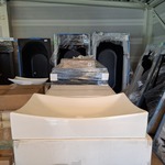 2x  Waskom Best Design, Dicta, glans wit