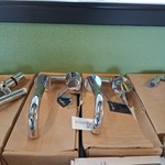 2x Inbouwkraan Supergrif, chroom