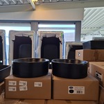 10x Waskom Best Design, Breela, mat zwart