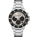 Emporio Armani World Explorer Heren Horloge 43 mm  Zilverkleurig