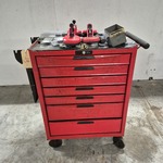 Gereedschapskar met inhoud en zuignappen, O.a Tengtools