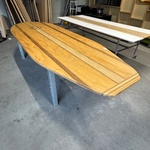 Vergadertafel Surfplank