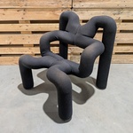 2x Design stoel, Varier, Ekstrem, KNIT 009 Black