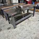 Werkbank met bankschroef, Facom