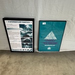 8x Posterlijst, zwart