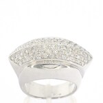 Designer ring van goud met diamanten