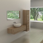 Badkamermeubel Vonato, Eco 60, hout decor