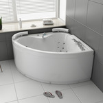 Massagebad Vonato, Moriva, hoogglans wit