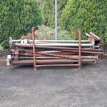 Partij bouwstempels in transportbok