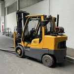 Heftruck Hyster, S7.0FT, geel, bouwjaar 2010, gas