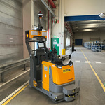 Elektro trekker Jungheinrich, EZS-350-A-FTF, geel, bouwjaar 2018, elek