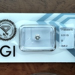 Diamant – 0.31 carat natuurlijke Starcut Briljant geslepen diamant (ge