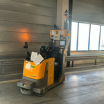 Elektro trekker Jungheinrich, EZS-350-A-FTF, geel, bouwjaar 2018, elek