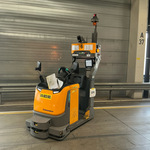 Elektro trekker Jungheinrich, EZS-350-A-FTF, geel, bouwjaar 2018, elek