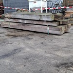 Ca. 18x Hardhouten balk o.a. Bilinga