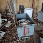 Gereedschapskruiwagen op luchtband Matador