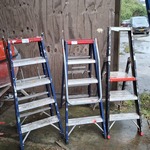 2x Werktrap met keukentrap