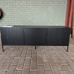 Tv-meubel, WOOOD, New Gravure, Zwart