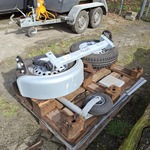 Aanhangeras met 2x wiel WAP, WAG 085 L