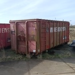32 m³ Haakarm afzetcontainer met deksel, 2000