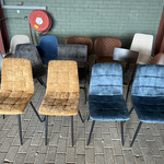 Ca. 14x eetkamerstoel, O.a. Zuiver, Dutchbone, Byfonq