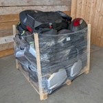 Assortiment motorkoffers en tassen, O.a. Triumph, Ducati, Honda