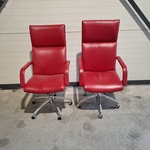 2x Bureaustoel, Rood