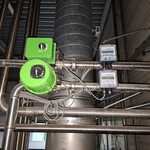 2x Flowmeter en 2x afsluiter, O.a. Burkert