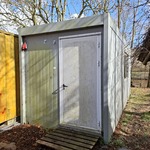 Schaftkeet met inhoud