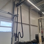 Centrale uitlaatgas-afzuiginstallatie